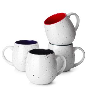 Livfer Large Porcelain Coffee Mug Set