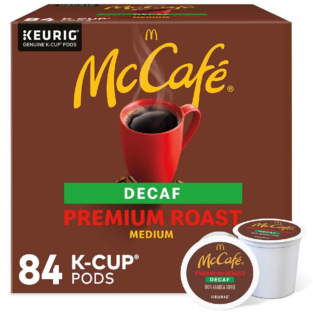 McCafe Decaf Premium K-Cup Coffee Pods