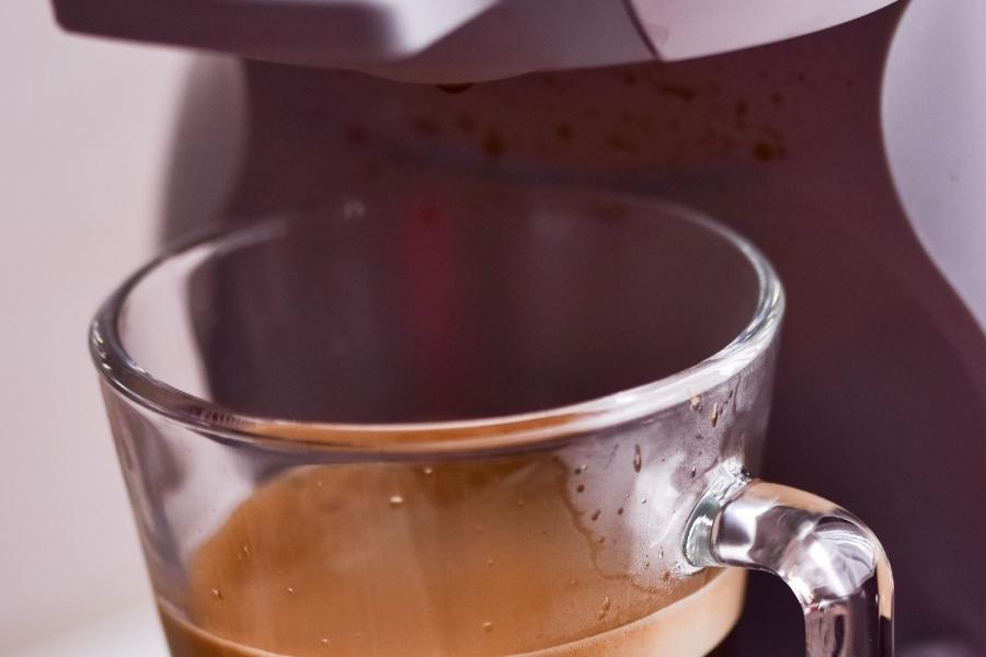 An image of coffee and a coffee maker