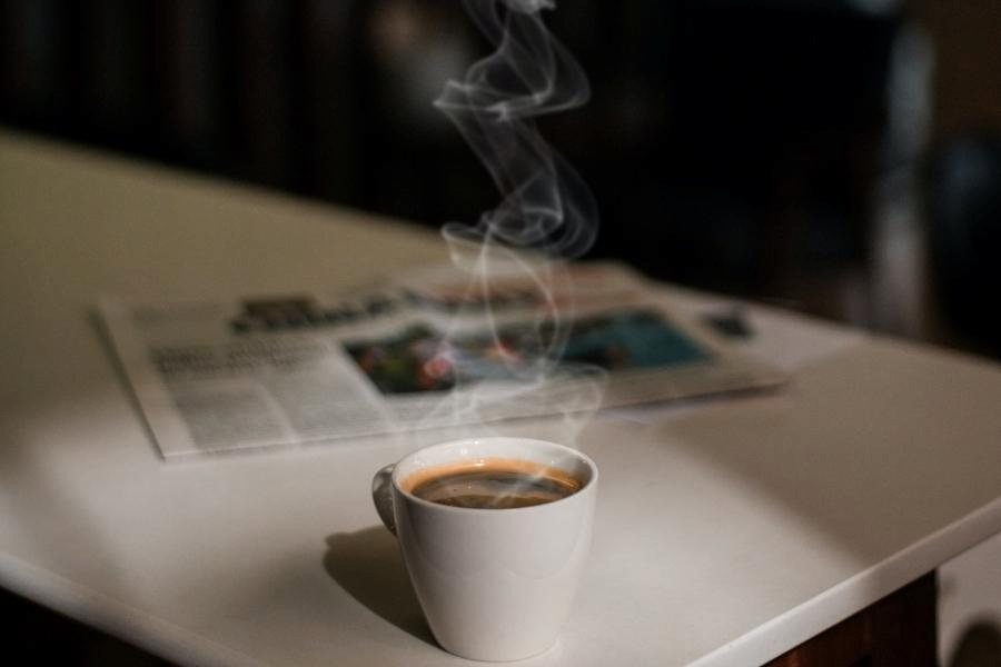 An image of a coffee in the morning